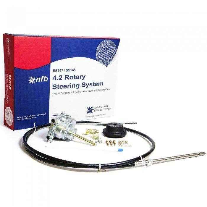 Rotary Steering Kit 4.2 No FeedBack 14Ft | SeaStar SS14714 - MacombMarineParts.com