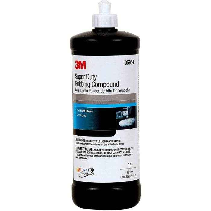 Rubbing Compound Super Duty - 1 qt. | 3M 05954 - MacombMarineParts.com