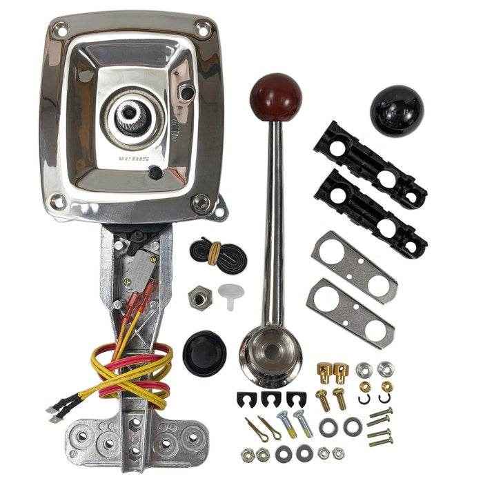 Side Mount Engine Control with Stainless Steel Handle and Housing | Vetus SISCO - MacombMarineParts.com