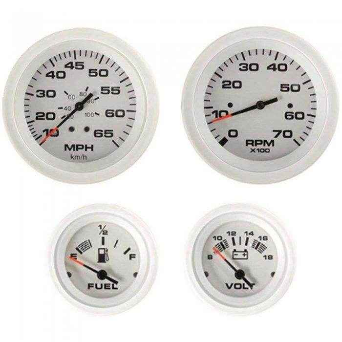 Sierra Arctic Outboard 4 Gauge Set 68387P - MacombMarineParts.com