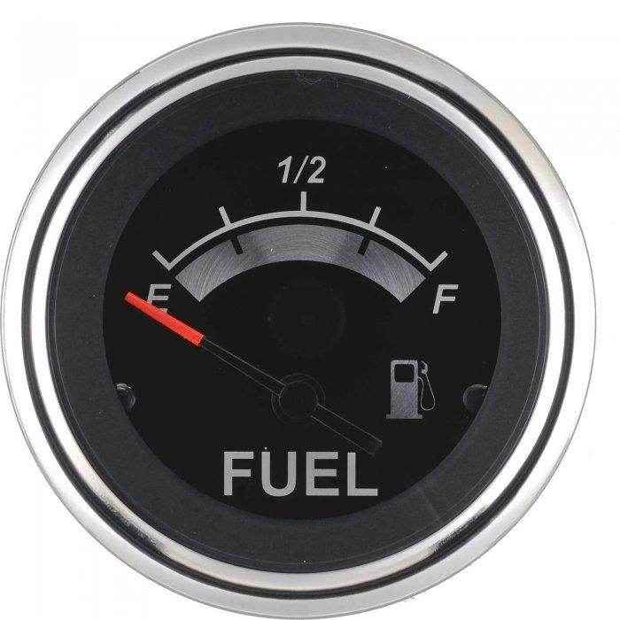 Sierra Black Sterling Fuel Gauge 67021P - MacombMarineParts.com