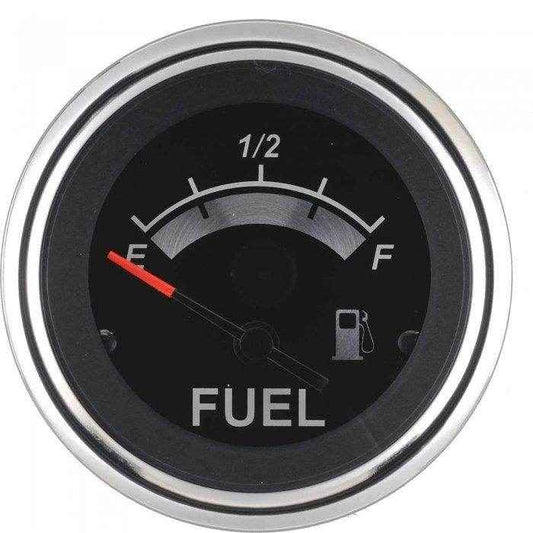 Sierra Black Sterling Fuel Gauge 67021P - MacombMarineParts.com