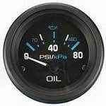 Sierra Eclipse 0-80 Psi Oil Pressure Gauge 68392P - MacombMarineParts.com