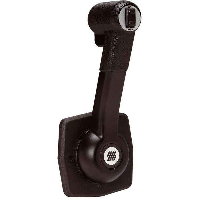 Single Lever Dual Action Side Mount Engine Control with Trim | Uflex USA B184MERC - MacombMarineParts.com
