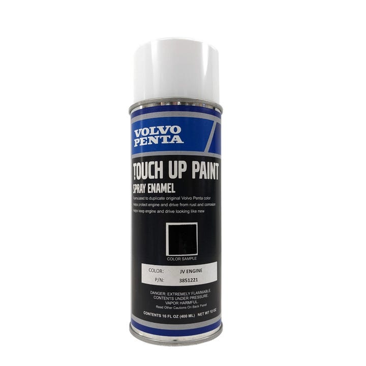 Spray Paint Dark Grey Touch Up Paint | Volvo 3851221 - MacombMarineParts.com