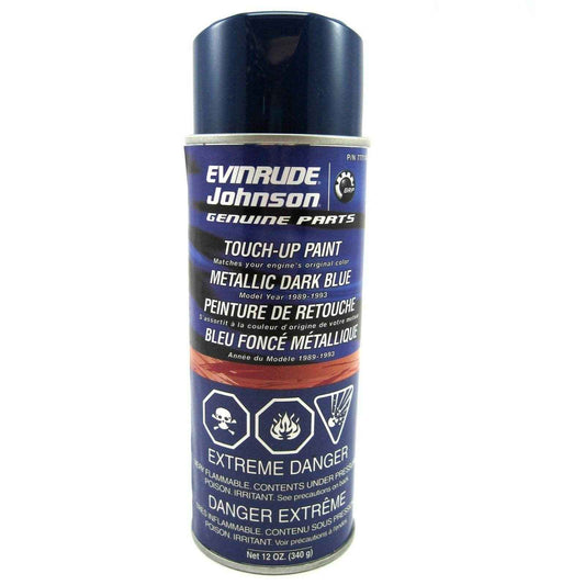 Spray Paint Metallic Dark Blue OMC 1989-1993 | BRP 777174 - MacombMarineParts.com