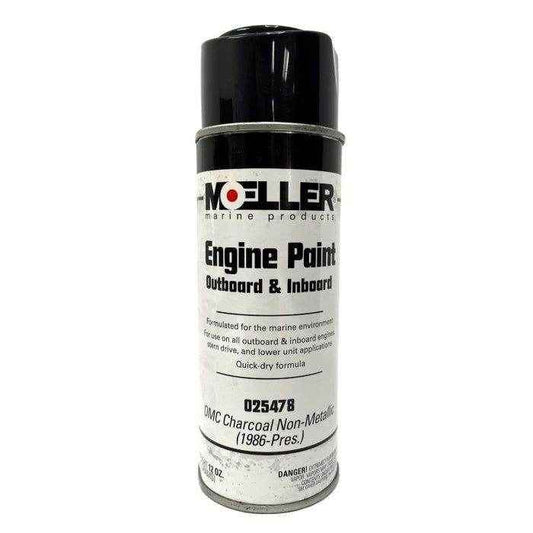 Spray Paint OMC Charcoal Non - Metallic | Moeller Marine 025478 - MacombMarineParts.com