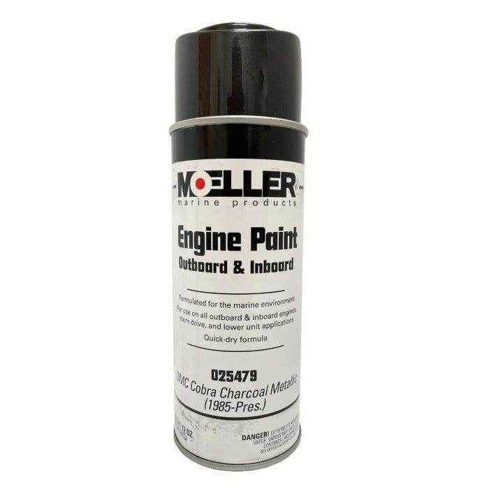 Spray Paint OMC Cobra Charcoal Metallic | Moeller Marine 025479 - MacombMarineParts.com