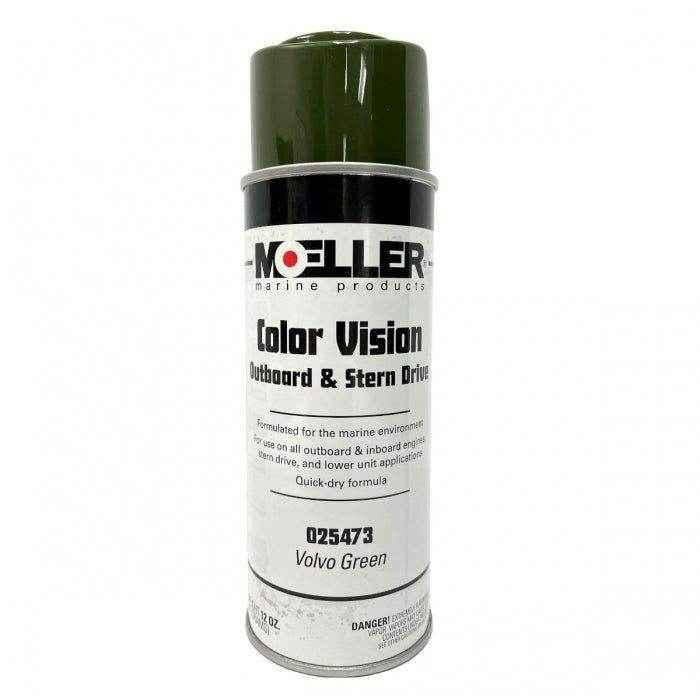 Spray Paint Volvo Green Color Vision | Moeller Marine Products 25473 - MacombMarineParts.com