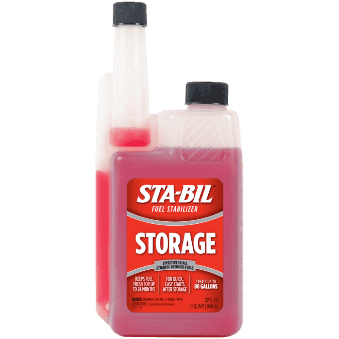 STA - BIL Storage Fuel Stabilizer - 32 oz | Sta - bil 22287 - MacombMarineParts.com