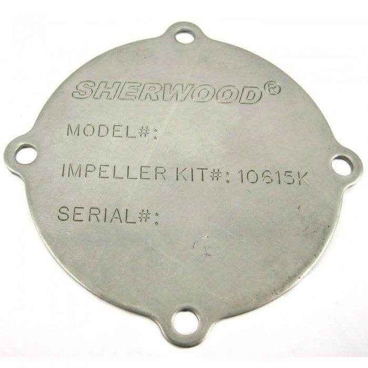 Stainless Steel Cover Plate | Sherwood 21120 - MacombMarineParts.com