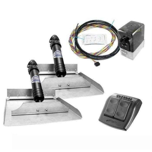 Standard Classic Hydraulic Trim Tab System - 12x12 in. | Bennett 1212E - MacombMarineParts.com
