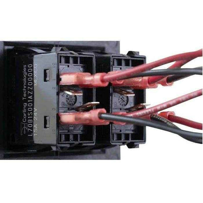 Standard Flat Rocker Switch - Single Station Application | Lectrotab SAF-SC - MacombMarineParts.com