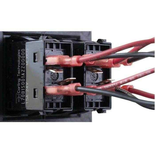 Standard Flat Rocker Switch - Single Station Application | Lectrotab SAF - SC - MacombMarineParts.com