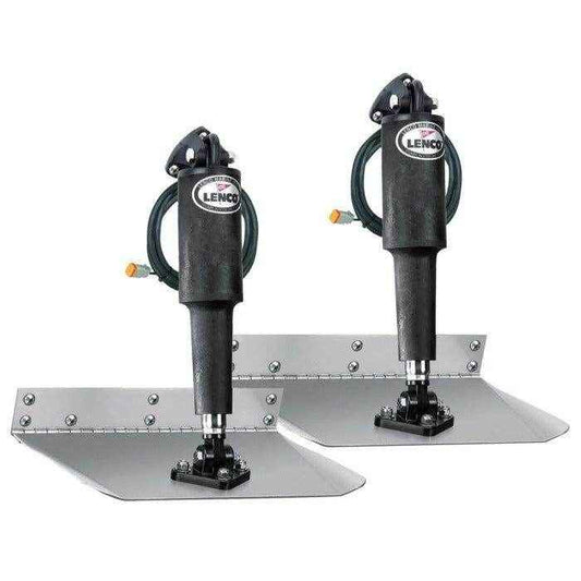 Standard Mount Trim Tab Kit without Switch - 12 inch x 18 inch | Lenco Marine 15008 - 101 - MacombMarineParts.com