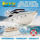 Premium Scrub Brush with Rubber Bumper - 8 in. | Star Brite 040163 - macomb-marine-parts.myshopify.com