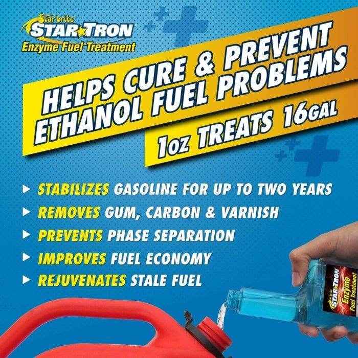 Star Tron Enzyme Gasoline Fuel Treatment - 16 oz. | Star Brite 093016 - MacombMarineParts.com