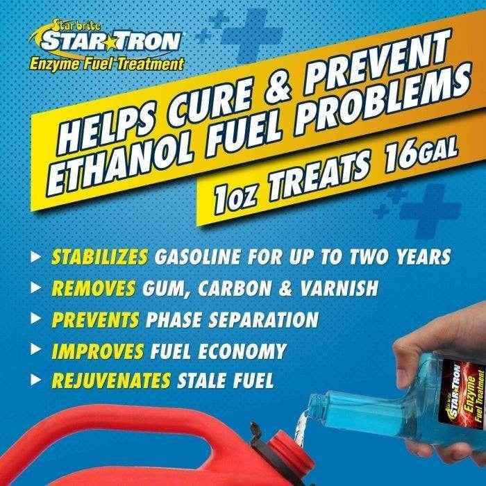 Star Tron Shooter Enzyme Gasoline Fuel Treatment | Star Brite 14301 - MacombMarineParts.com