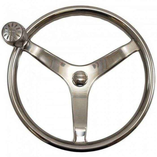 Steering Wheel 13.5 inch with Welded Nut | Lewmar 89700820 - MacombMarineParts.com
