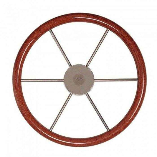 Steering Wheel - Mahogany Rim | Vetus KW55 - MacombMarineParts.com