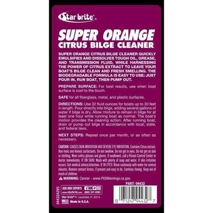 Super Orange Citrus Bilge Cleaner - 32 ounce | Star Brite 094432 - MacombMarineParts.com