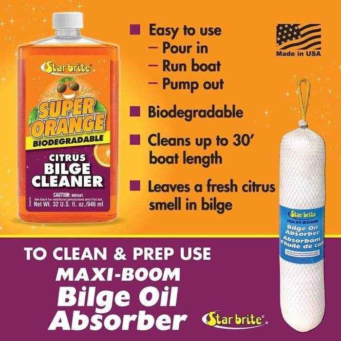 Super Orange Citrus Bilge Cleaner - Gallon | Star Brite 094400N - MacombMarineParts.com