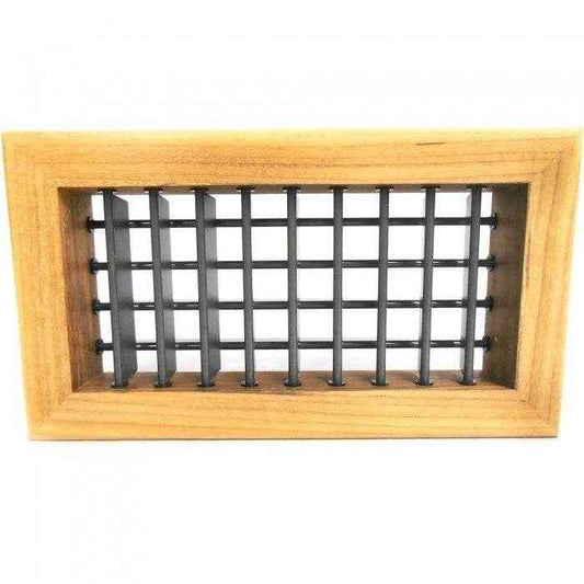 Supply Grille 8 X 4 Teak 4 Way | MSI VHT8X4 - MacombMarineParts.com