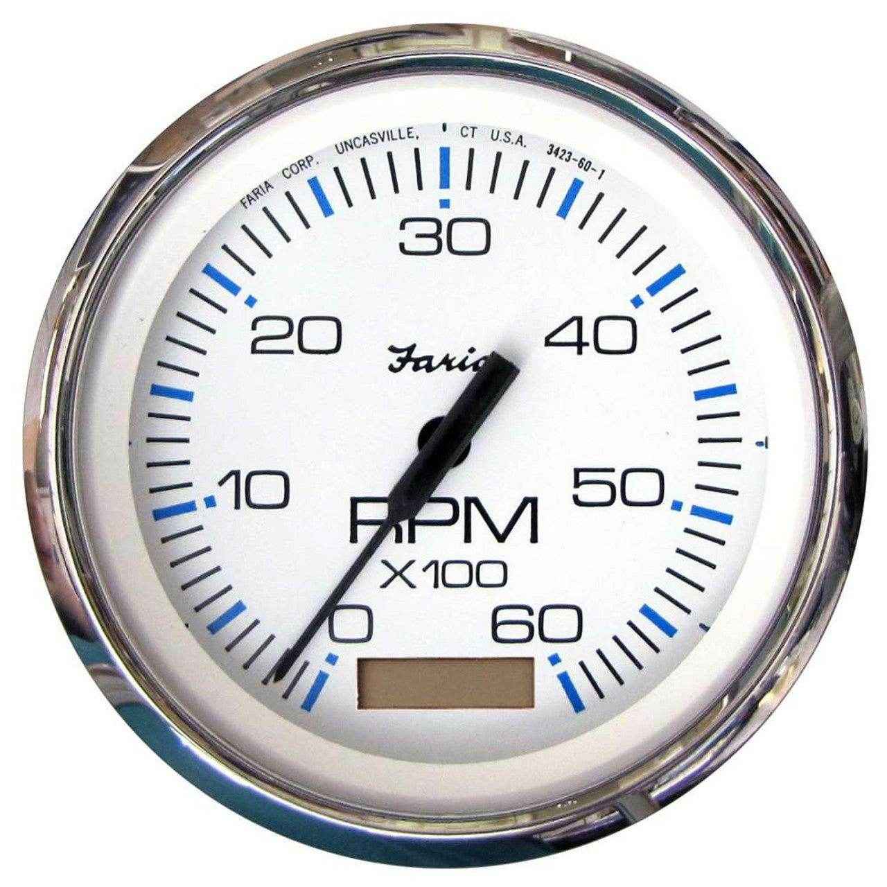 Tachometer With Hourmeter 0-6000 Rpm | Faria 33832 - MacombMarineParts.com