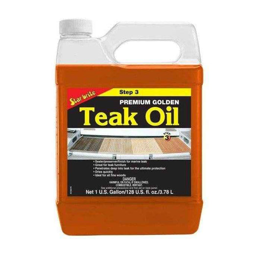 Teak Oil Premium Golden - 1 Gal. | Star Brite 085100 - MacombMarineParts.com