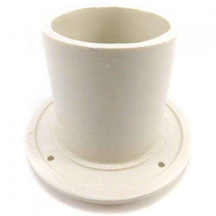 Thru Hull Fitting Exhaust 3 in. White | Centek 1200287 - MacombMarineParts.com