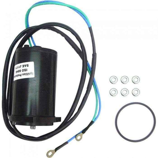 Trim Motor 2 Wire Short Shaft | J&N Electric 430-22048 - MacombMarineParts.com