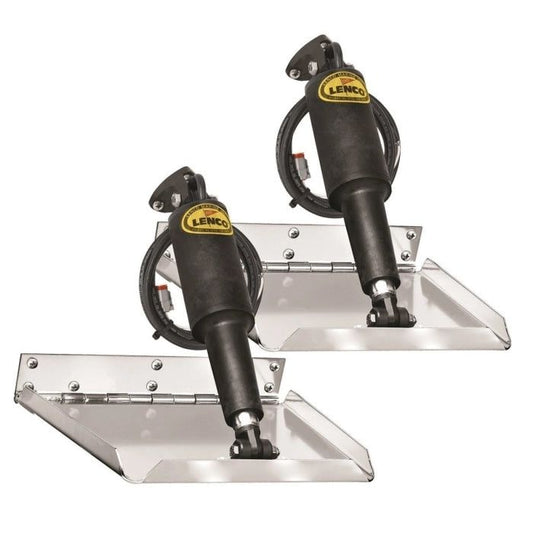 Trim Tab Kit Electro-Polish w/o Switch 12V-14" x 12" | Lenco 15038-101 - MacombMarineParts.com