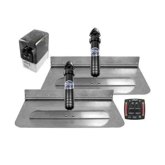 Trim Tab System with One Box Indication - 24" x 12" | Bennett 2412OBI - MacombMarineParts.com