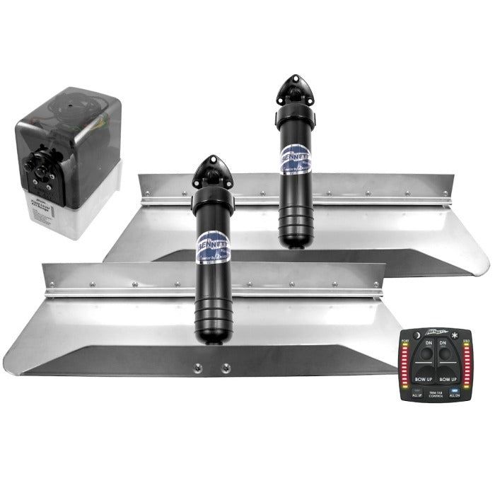 Trim Tab System with One Box Indication - 24" x 9" | Bennett 249OBI - MacombMarineParts.com