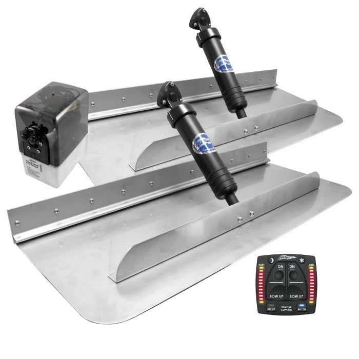 Trim Tab System with One Box Indication - 30" x 12" | Bennett 3012OBI - MacombMarineParts.com