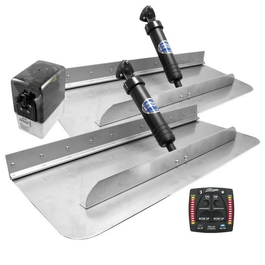 Trim Tab System with One Box Indication - 30" x 12" | Bennett 3012OBI - MacombMarineParts.com