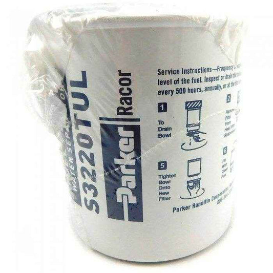 UL Listed 10 Micron Gasoline Fuel Filter Elem | Racor S3220TUL - MacombMarineParts.com