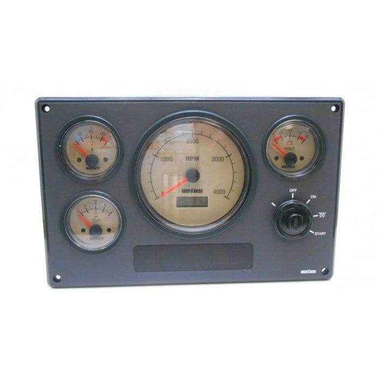 Vetus Engine Panel Type Mp34 12 Volt With Cream Instru Mp3 - MacombMarineParts.com