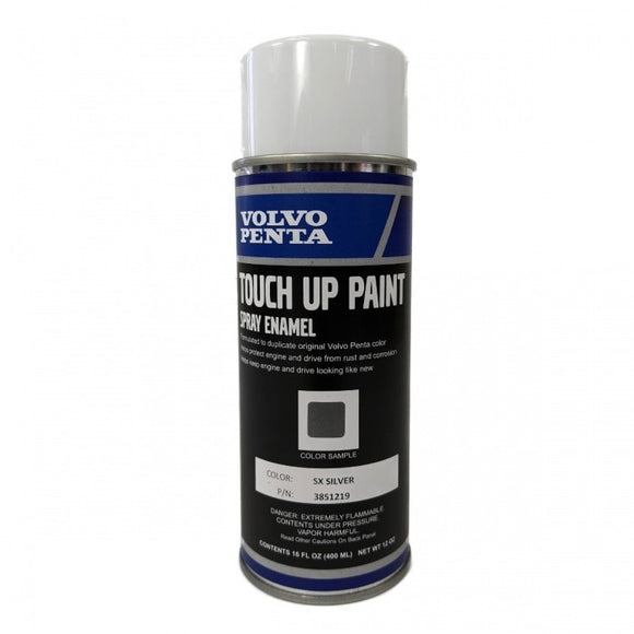 Spray Paint Metallic Silver | Volvo Penta 3851219 - macomb-marine-parts.myshopify.com