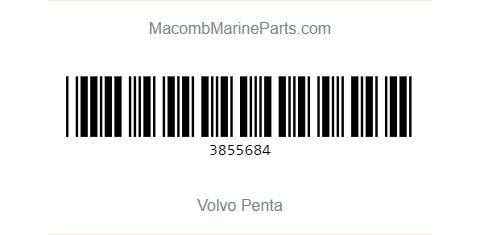 Volvo Hose 3855684 - MacombMarineParts.com