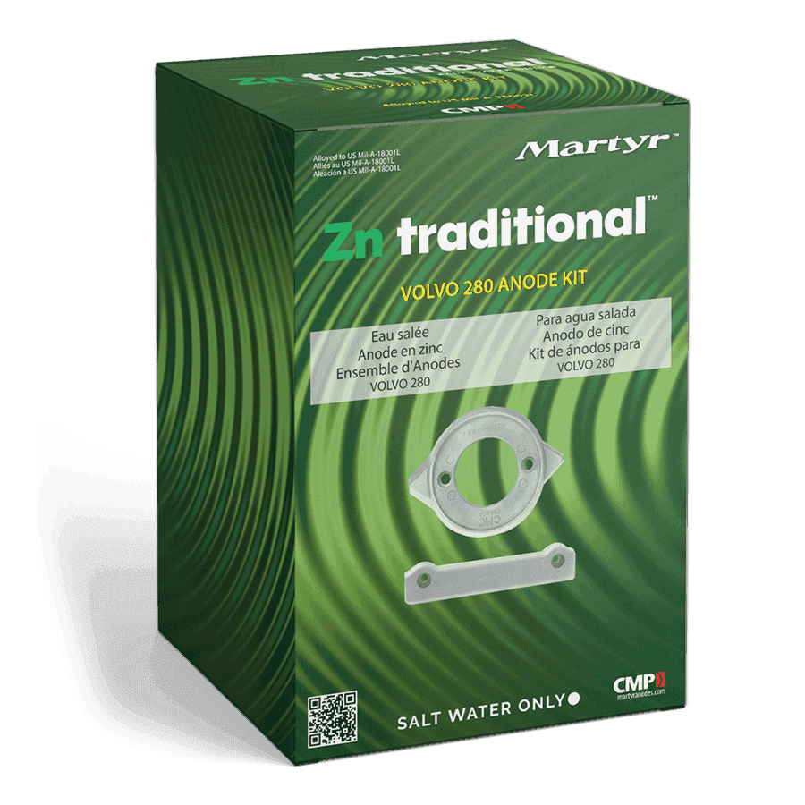 Volvo Penta 280 Anode Kit | Martyr CM280KITZ - MacombMarineParts.com