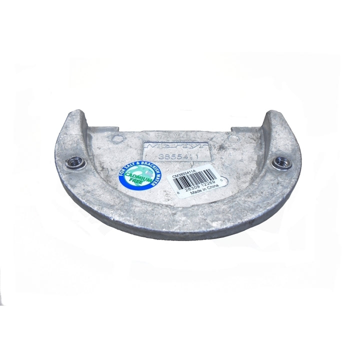 Volvo Penta Aluminum Cavitation Plate Anode | Martyr CM3855411A - MacombMarineParts.com