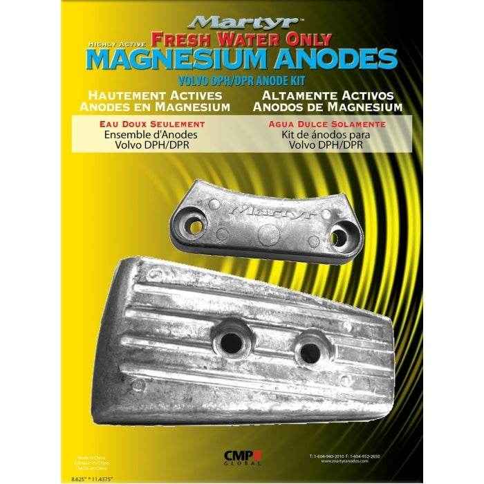Volvo Penta DPH Magnesium Anode Kit | Martyr CMDPHKITM - MacombMarineParts.com