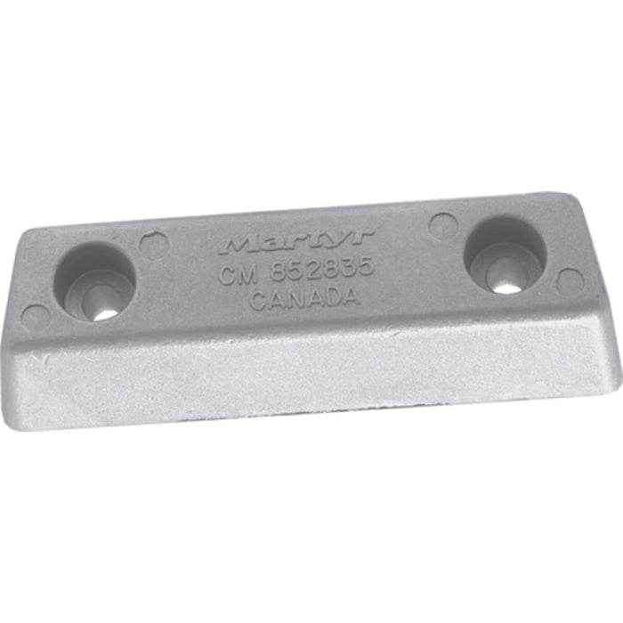 Volvo Penta Magnesium Transom Shield Anode | Canada Metals CM852835M - MacombMarineParts.com