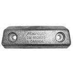 Volvo Penta Zinc Transom Shield Anode | Canada Metals CM852835Z - MacombMarineParts.com