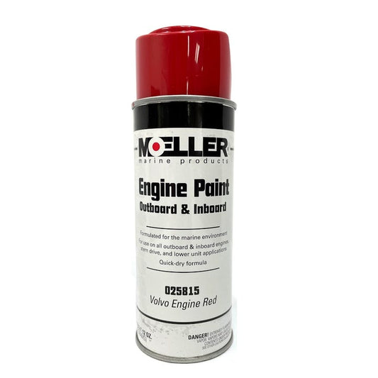 Volvo Red Spray Paint | Moeller 25815 - MacombMarineParts.com