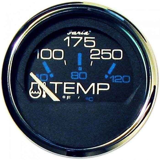 Water Temp Gauge 100 - 250 Degree | Faria Marine Instruments 13704 - MacombMarineParts.com