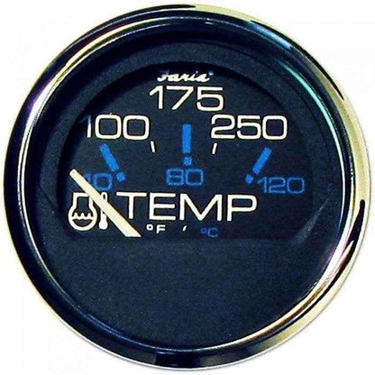 Water Temp Gauge 100-250 Degree | Faria Marine Instruments 13704 - MacombMarineParts.com