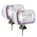 White Housing LED Docking Light Kit 2 Pack | Optronics DLL50WC - MacombMarineParts.com