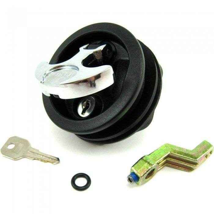 Whitecap Black Nylon/Copper Plated Zamac Locking T-Handle S-0226 - MacombMarineParts.com